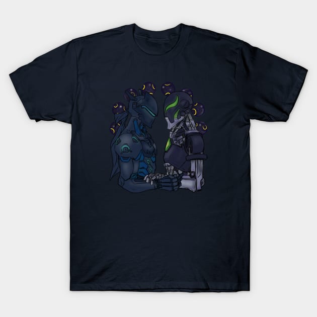 Carbon Fiber [Overwatch] T-Shirt by undergroundchu2